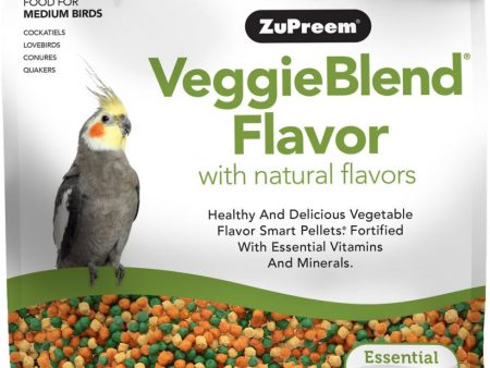 Zupreem VeggieBlend Flavor Food with Natural Flavors for Medium Birds Cheap