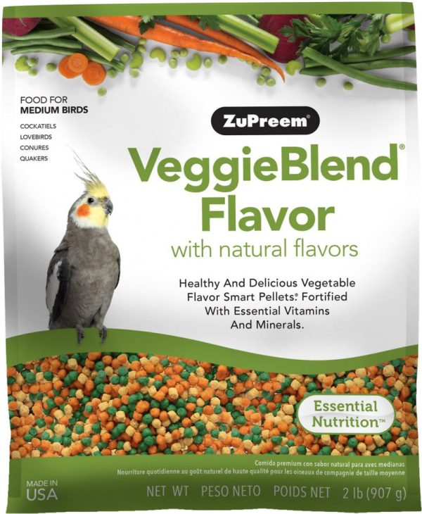 Zupreem VeggieBlend Flavor Food with Natural Flavors for Medium Birds Cheap